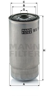 MANN-FILTER Kütusefilter WK 845/7