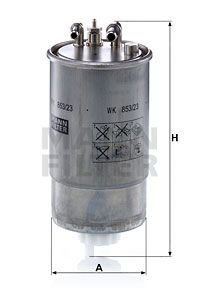 MANN-FILTER Топливный фильтр WK 853/23