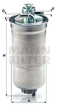 MANN-FILTER Топливный фильтр WK 853/3 x