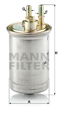 MANN-FILTER Kütusefilter WK 853/7