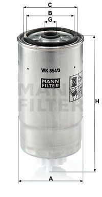 MANN-FILTER Kütusefilter WK 854/3