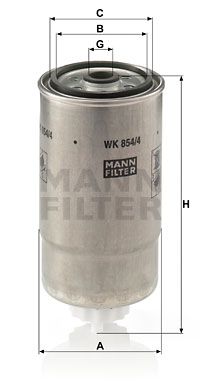 MANN-FILTER Kütusefilter WK 854/4