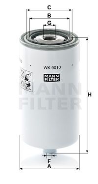 MANN-FILTER Kütusefilter WK 9010