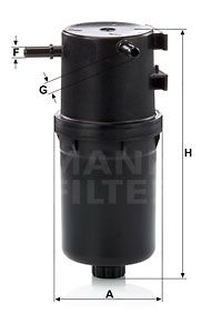 MANN-FILTER Kütusefilter WK 9016