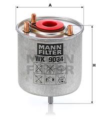 MANN-FILTER Kütusefilter WK 9034 z