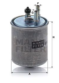 MANN-FILTER Топливный фильтр WK 918/2 x
