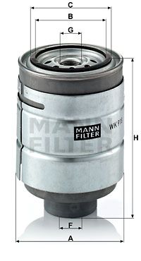 MANN-FILTER Kütusefilter WK 918 x