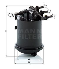 MANN-FILTER Топливный фильтр WK 939/1
