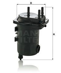 MANN-FILTER Топливный фильтр WK 939/10 x