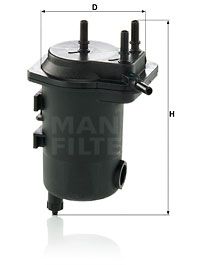 MANN-FILTER Kütusefilter WK 939/12 x