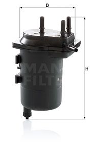 MANN-FILTER Kütusefilter WK 939/5