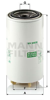 MANN-FILTER Kütusefilter WK 940/36 x