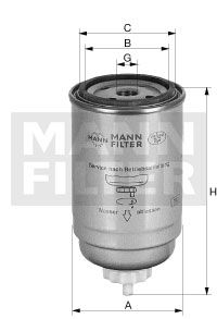 MANN-FILTER Топливный фильтр WK 950/16