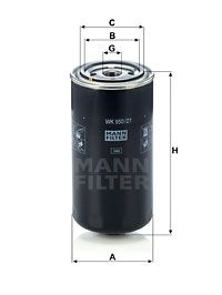 MANN-FILTER Kütusefilter WK 950/21