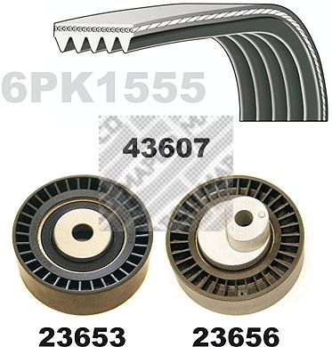 MAPCO Soonrihmakomplekt 23607