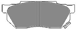 MAPCO Комплект тормозных колодок, дисковый тормоз 6247