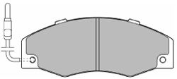 MAPCO Комплект тормозных колодок, дисковый тормоз 6279