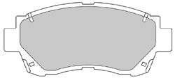 MAPCO Комплект тормозных колодок, дисковый тормоз 6539