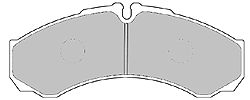 MAPCO Комплект тормозных колодок, дисковый тормоз 6562