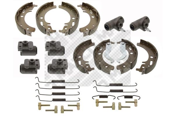 MAPCO Комплект тормозов, барабанный тормозной механизм 8924