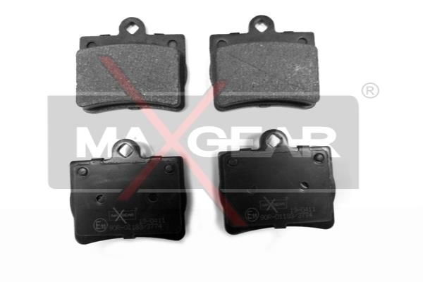 MAXGEAR Комплект тормозных колодок, дисковый тормоз 19-0411