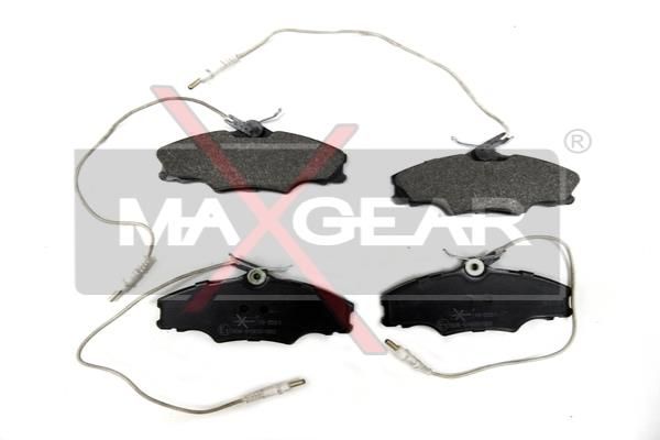 MAXGEAR Комплект тормозных колодок, дисковый тормоз 19-0551