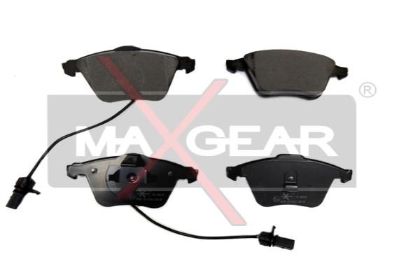 MAXGEAR Комплект тормозных колодок, дисковый тормоз 19-0633