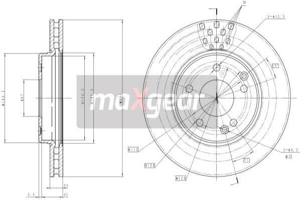 MAXGEAR Piduriketas 19-0725MAX