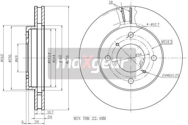 MAXGEAR Piduriketas 19-0731MAX