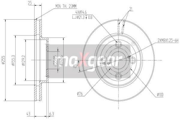 MAXGEAR Piduriketas 19-0777