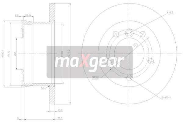 MAXGEAR Piduriketas 19-0794