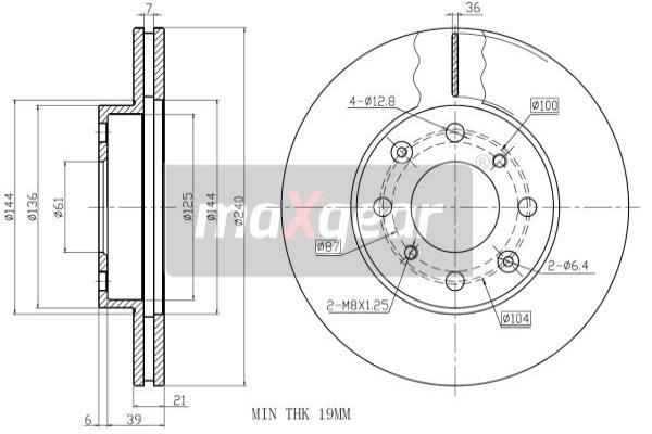 MAXGEAR Piduriketas 19-0928MAX