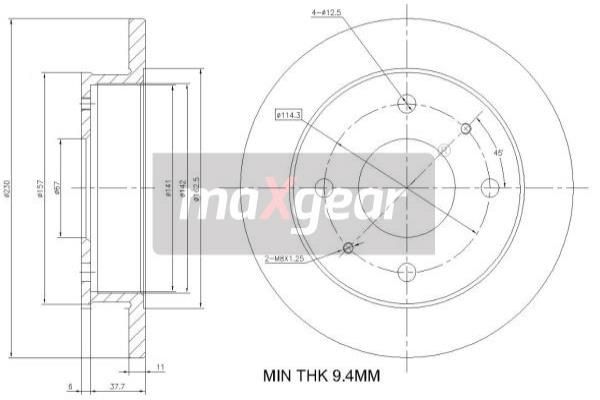 MAXGEAR Piduriketas 19-0932