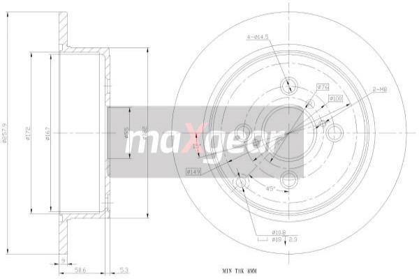 MAXGEAR Piduriketas 19-0962