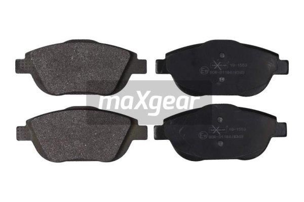 MAXGEAR Комплект тормозных колодок, дисковый тормоз 19-1553