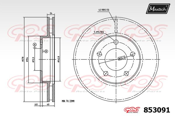 MAXTECH Piduriketas 853091.0000