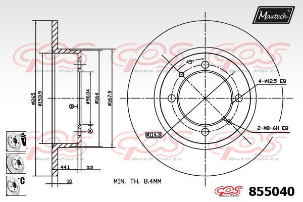 MAXTECH Piduriketas 855040.6980