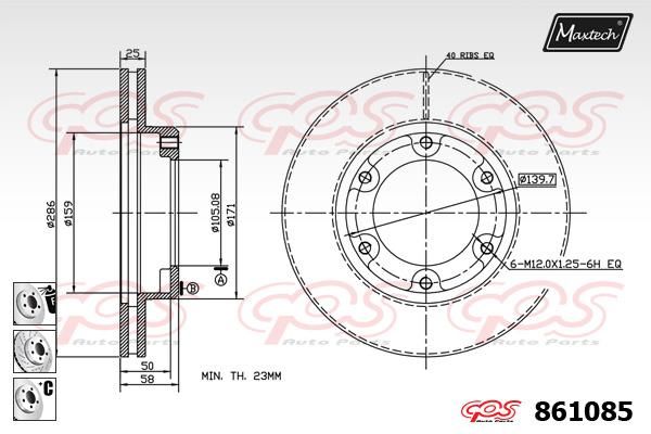 MAXTECH Piduriketas 861085.6880