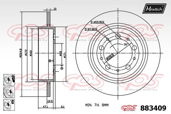 MAXTECH Piduriketas 883409.6880