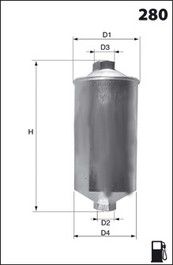 MECAFILTER Kütusefilter ELE3571