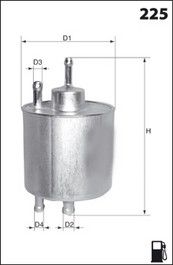 MECAFILTER Kütusefilter ELE6028