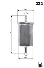 MECAFILTER Kütusefilter ELE6041