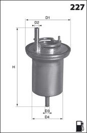 MECAFILTER Kütusefilter ELE6063