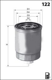 MECAFILTER Kütusefilter ELG5232