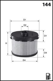 MECAFILTER Kütusefilter ELG5236