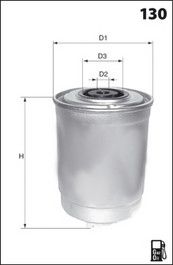 MECAFILTER Топливный фильтр ELG5243