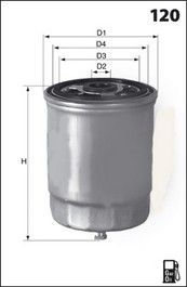 MECAFILTER Kütusefilter ELG5248