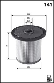 MECAFILTER Kütusefilter ELG5273