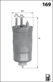 MECAFILTER Топливный фильтр ELG5409