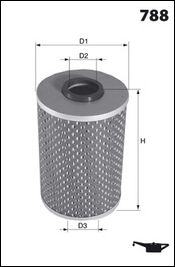 MECAFILTER Õlifilter ELH4167